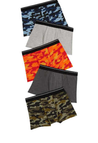 Kids' Assorted 5-Pack Trunks