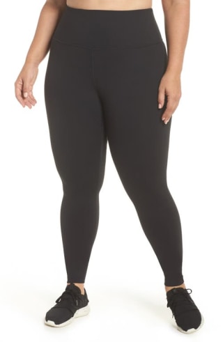 zella Live In High Waist Leggings in Black at Nordstrom, Size 1X