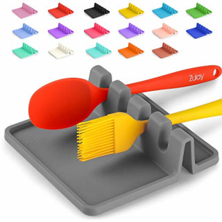Silicone Utensil Rest with Drip Pad