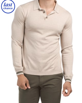Long-Sleeve Polo