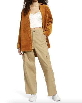 Corduroy Button-Up Shirt