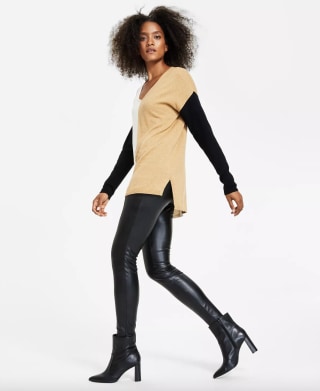 Faux-Leather Leggings