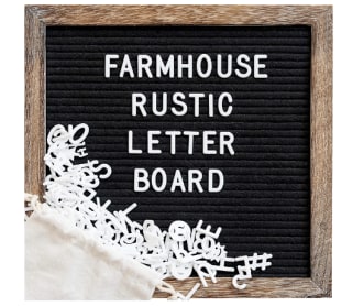 Felt Letter Board 10x10 Inch