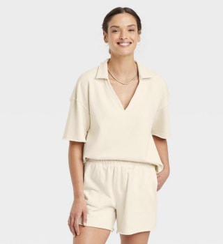 Short Sleeve Collared T-Shirt