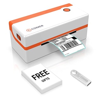 K Comer Thermal Label Printer 4x6 Shipping Label Printer for Small Business &amp; Shipping Package 203dpi 150mm/s for Amazon, Ebay, Shopify, Etsy, UPS, USPS, FedEx, DHL