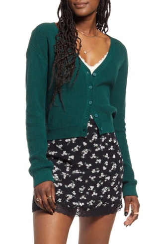 BP. Ribbed Cotton Blend Cardigan