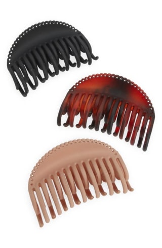 Tasha Matte Jaw Clips (Set of 3)