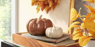 Small Ceramic Pumpkin