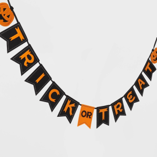 Halloween Trick or Treat Halloween Felt Garland - Hyde & EEK! Boutique