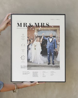 Signature Wedding Print