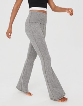 The Hugger High Waisted Foldover Flare Legging