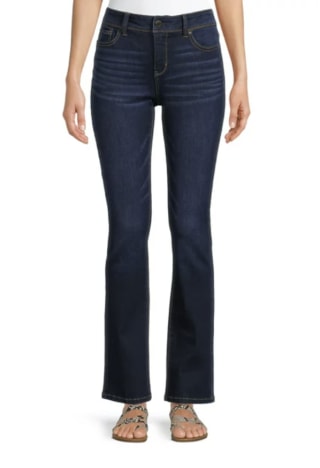 Mid-Rise Slim Boot Jeans