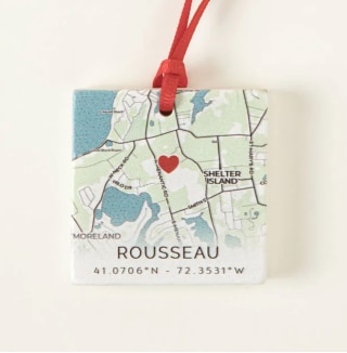 Home Is Where the Heart Is Personalized Ornament