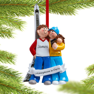 Traveling Couple Personalized Ornament