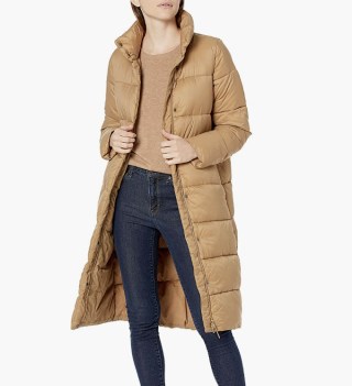 Lightweight Water-Resistant Puffer Coat