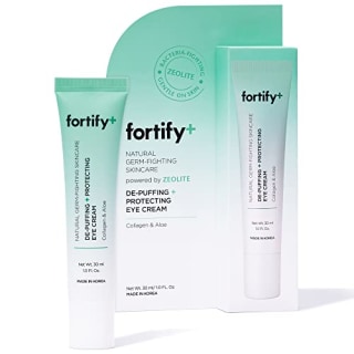 Fortify+ Natural Germ-Fighting Skincare - Eye Cream - De-Puffing + Protecting | Helps Protect, Hydrate, &amp; Refresh | Clean Beauty | Made in Korea - 30ML