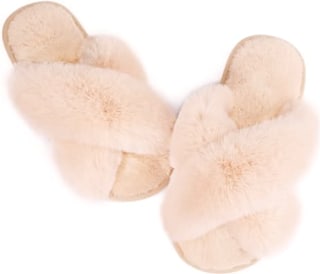 Fuzzy Memory Foam Slippers