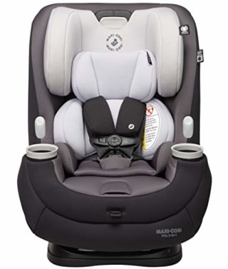 Maxi-Cosi Pria All-in-One Convertible Car Seat, rear-facing, from 4-40 pounds; forward-facing to 65 pounds; and up to 100 pounds in booster mode, Blackened Pearl