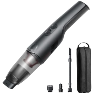 eufy Clean HomeVac H20, Cordless Handheld Car Vacuum Cleaner, 40 AW Strong Suction, Lightweight 1.44 lb, 1H Fast in-Car Charge, Anker Fast Charger with USB-A &amp; USB-C, for Car Cleaning