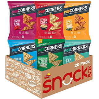Popcorners Snacks Gluten Free Chips, 20 Count (Pack of 1)(Assortment may Vary)