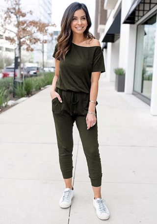 Off Shoulder Jumpsuit