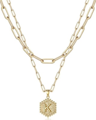 Layering Initial Necklaces