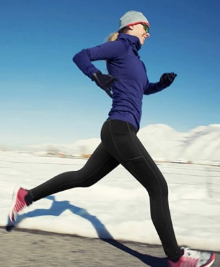 Fleece-Lined Leggings with Pockets