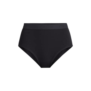 MeUndies - Women's Stretch Cotton High Waisted Briefs- Amazon Exclusive Fabric Black