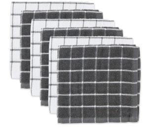 Basic Terry Collection Windowpane Dishcloth Set