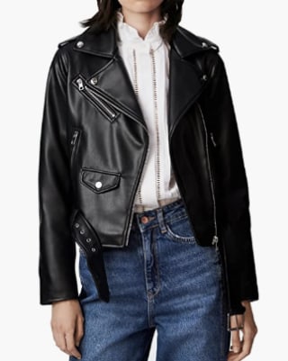 Faux Leather Motorcycle Jacket