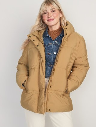 Old Navy Water-Resistant Hooded Puffer Jacket