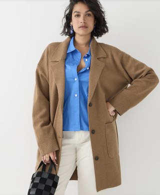 Collared Sweater-Jacket