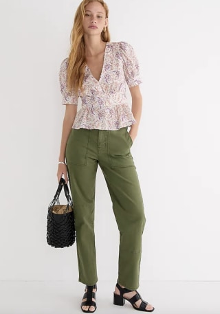 Garment-Dyed Cargo Pant in Chino Twill