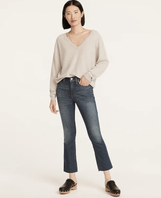 9-Inch Mid-Rise Demi-Boot Crop Jean in Lantern Wash