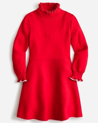 Girls' Mockneck Sweater-Dress