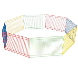 Multi-Color Small Pet Playpen