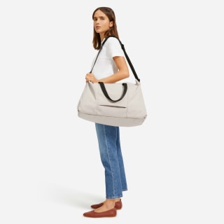 ReNew Transit Weekender Bag by Everlane in Warm Quartz