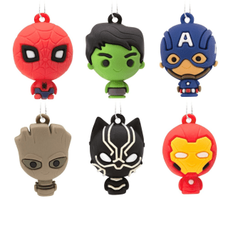 Hallmark Marvel 6pc Mini Christmas Tree Ornament Set