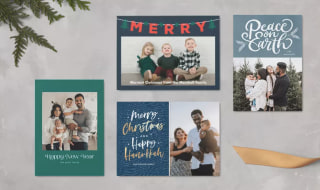 Holiday Cards with Custom Envelopes & Addressing (Set of 25)