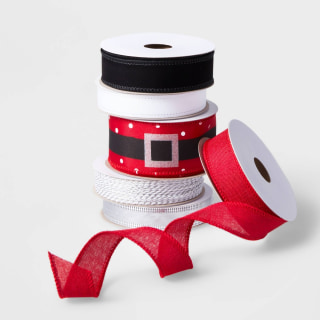 Wondershop End Fabric Ribbon (Set of 6)