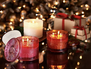 Festive Gourmand Holiday Candles (Set of 3)