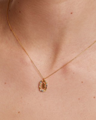 Letter B necklace