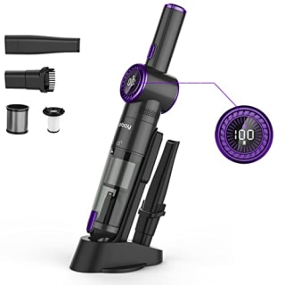Cordless Handheld Vacuum Cleaner, Nicebay Portable Hand Vacuum Cleaner with 15KPA Suction, LED Display Mini Car Vacuum Cleaner, Fast Charging Dock, Rechargeable Hand Held Vacuum for Home, Car and Pets