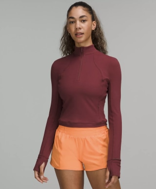 It's Rulu Run Cropped Half Zip
