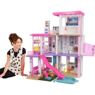 Barbie DreamHouse Dollhouse with Pool, Slide, Elevator, Lights & Sounds 3.75'