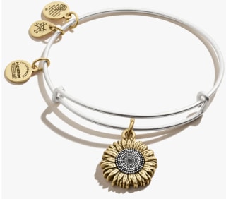 Sunflower Charm Bangle