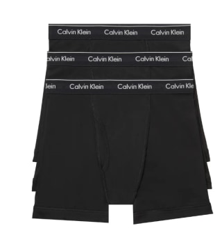 Calvin Klein Classics 3-Pack Cotton Boxer Briefs