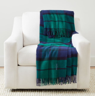Italian Plaid Throw Blanket