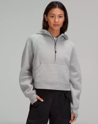 Scuba Oversized Half-Zip Hoodie