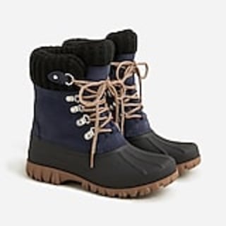 Perfect Winter boots with ribbed cuff